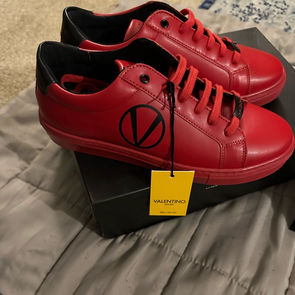 Men’s red Valentino’s size 8